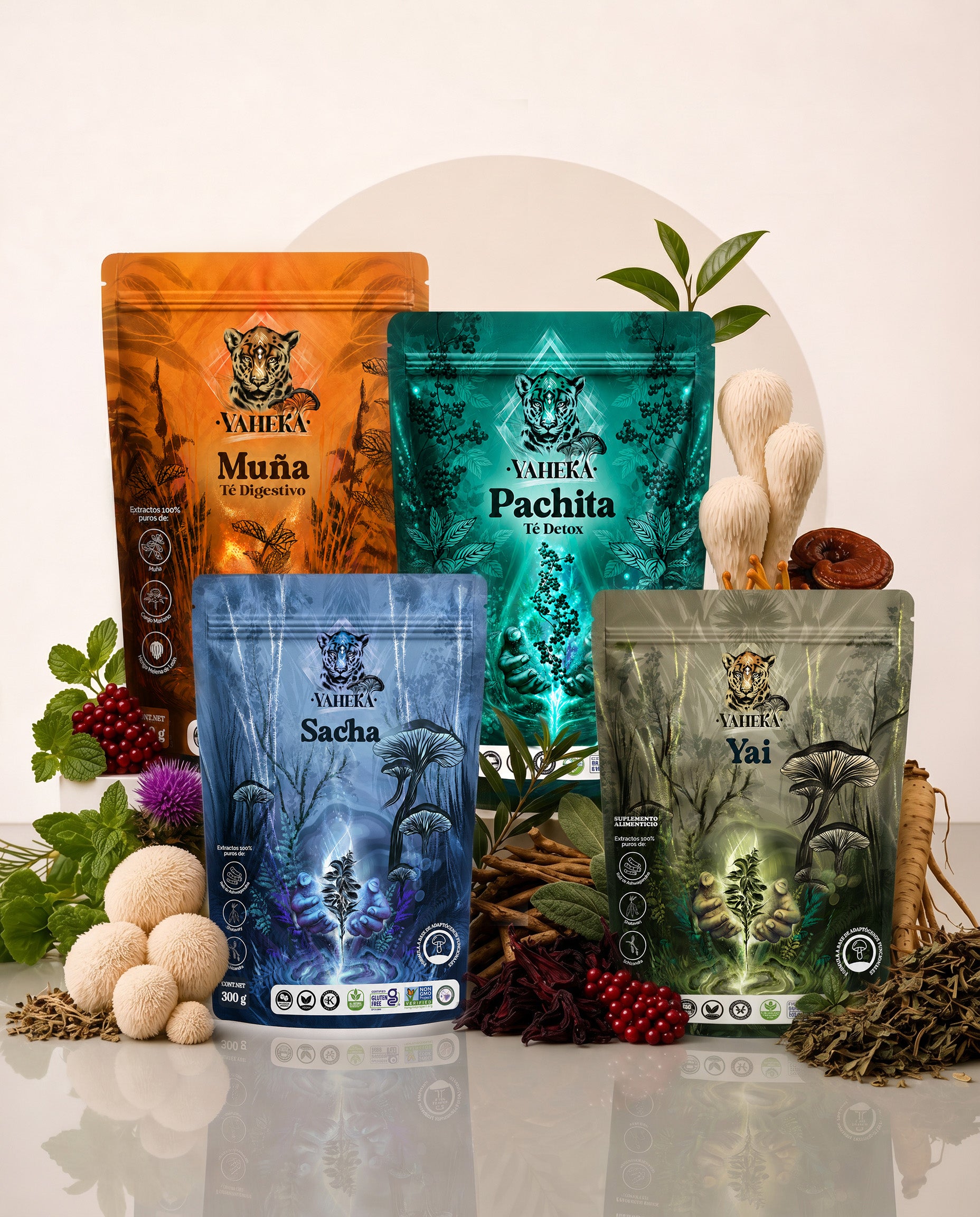 Kit Completo Yaheka — Energía, Descanso, Digestión & Detox